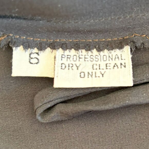 Calvin Klein Black Silk Skirt - Sz 6 - Picture 5 of 5